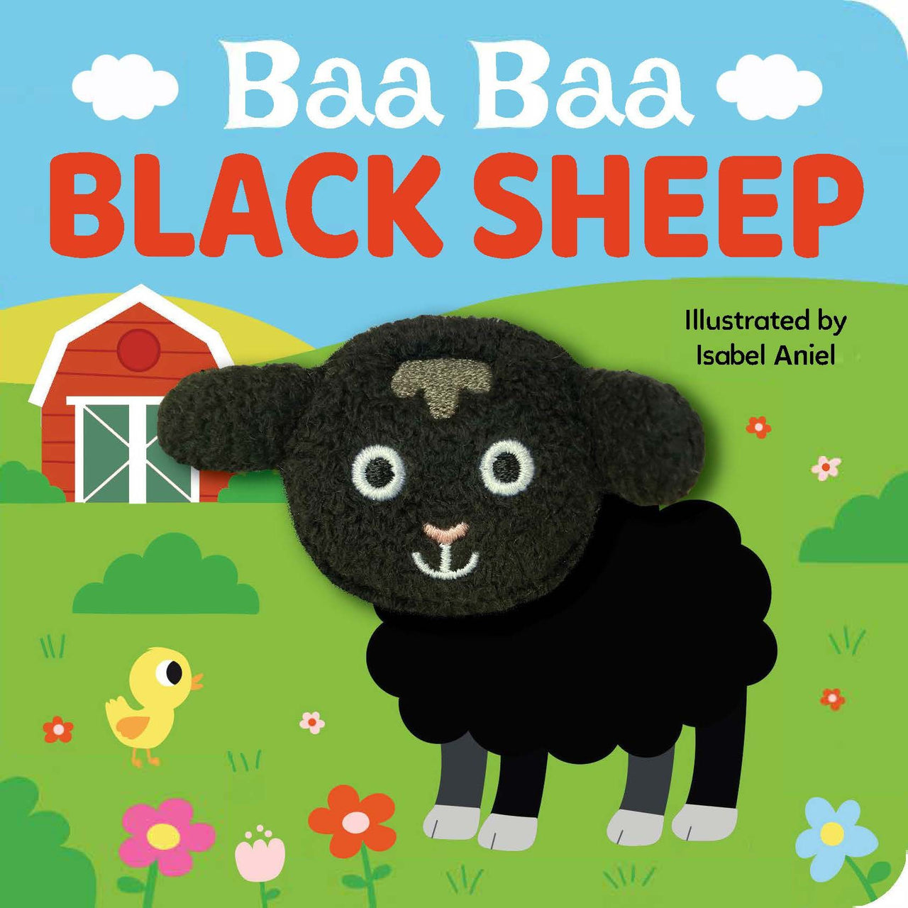 Finger Puppet Book | Baa Baa Black Sheep, illustrated by Isabel Aniel by Lake Press Books. Australian Art Prints and Homewares. Green Door Decor. www.greendoordecor.com.au