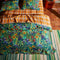 'Babette' Linen Queen Quilt Cover | Verdant by Sage and Clare. Australian Art Prints, Gifts, Fashion and Homewares. Green Door Decor. www.greendoordecor.com.au