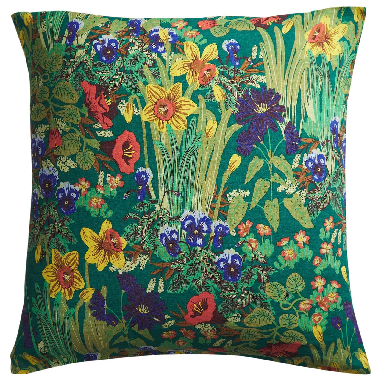 'Babette' Linen Euro Pillowcase Set | Verdant by Sage and Clare. Australian Art Prints, Gifts, Fashion and Homewares. Green Door Decor. www.greendoordecor.com.au
