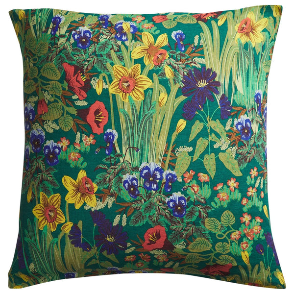 'Babette' Linen Euro Pillowcase Set | Verdant by Sage and Clare. Australian Art Prints, Gifts, Fashion and Homewares. Green Door Decor. www.greendoordecor.com.au