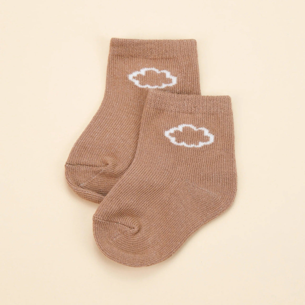 Organic Cotton Baby Socks | Mocha by Lummi in Colour. Australian Art Prints, Gifts, Fashion and Homewares. Green Door Decor. www.greendoordecor.com.au