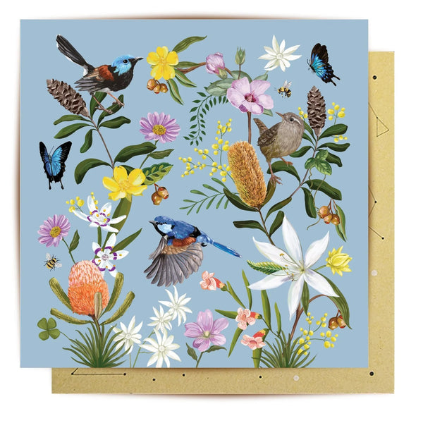 Greeting Card | Backcountry by La La Land. Australian Art Prints, Fashion and Homewares. Green Door Decor. www.greendoordecor.com.au