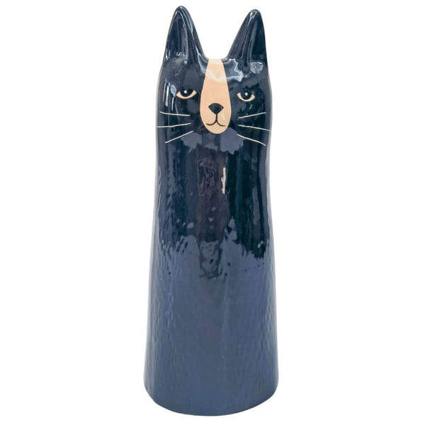 Bailey Cat Vase | Black by Urban Products. Australian Art Prints, Fashion and Homewares. Green Door Decor. www.greendoordecor.com.au