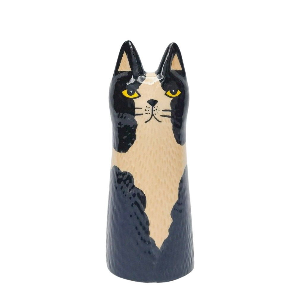 Bailey Cat Vase | Black/White by Urban Products. Australian Art Prints, Fashion and Homewares. Green Door Decor. www.greendoordecor.com.au