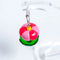 Balloon Bloom Earrings | Watermelon Pink by Claire Ishino. Australian Art Prints and Homewares. Green Door Decor. www.greendoordecor.com.au