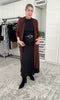 Bamboo Longline Pocket Cardigan | Burgundy by Lou Lou Australia. Australian Art Prints, Gifts, Fashion and Homewares. Green Door Decor. www.greendoordecor.com.au