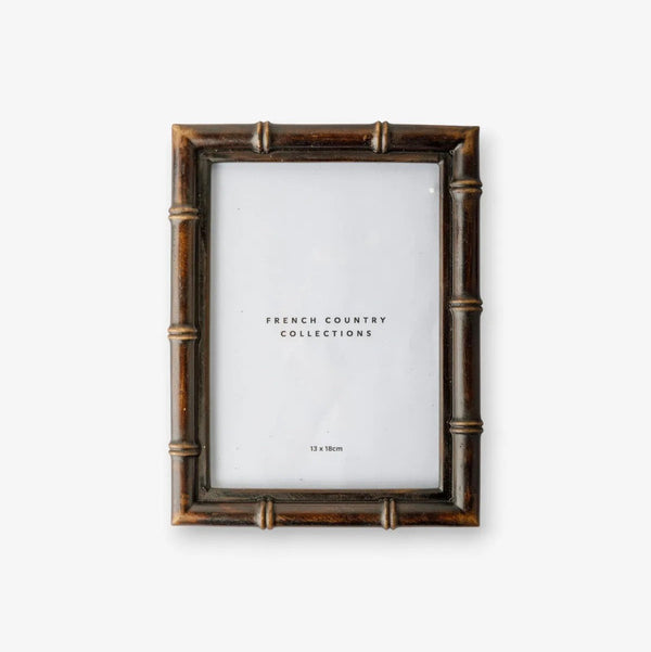 Bamboo Photo Frame | 5 x 7 by French Country Collections. Australian Art Prints, Gifts, Fashion and Homewares. Green Door Decor. www.greendoordecor.com.au