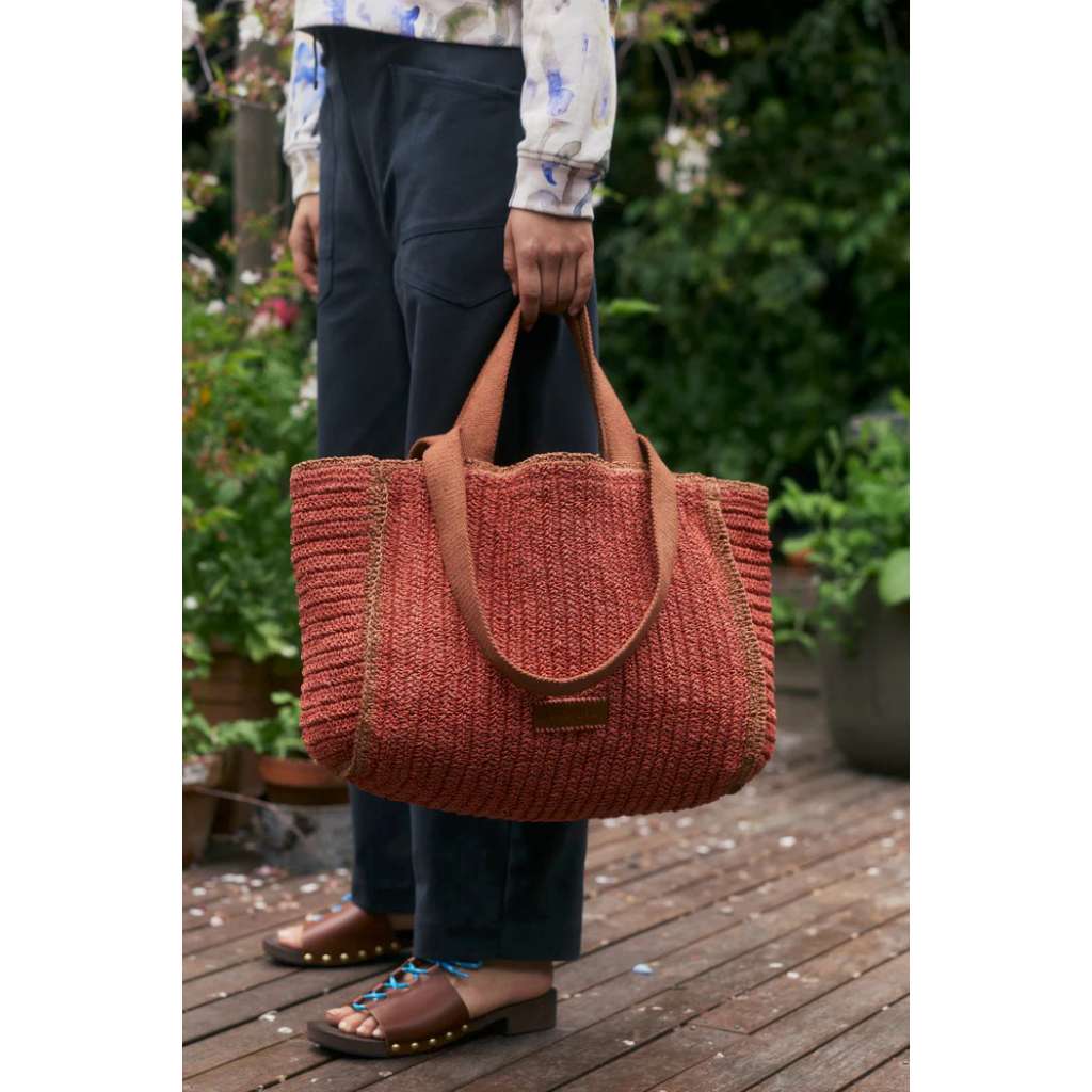 Bande Tote | Red Clay by Nancybird. Australian Art Prints, Fashion and Homewares. Green Door Decor. www.greendoordecor.com.au