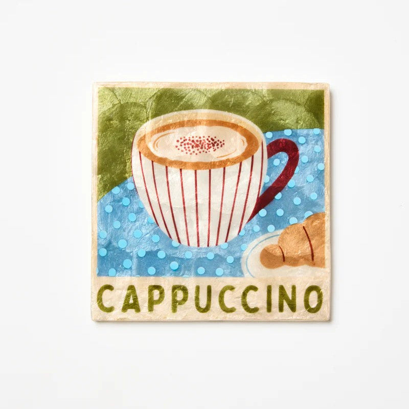 'Barista' Wall Art | Cappuccino by Jones and Co. Australian Art Prints, Gifts, Fashion and Homewares. Green Door Decor. www.greendoordecor.com.au