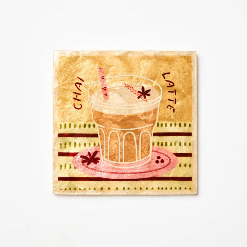 'Barista' Wall Art | Chai Latte by Jones and Co. Australian Art Prints, Gifts, Fashion and Homewares. Green Door Decor. www.greendoordecor.com.au