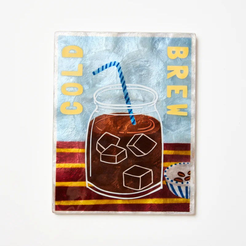 'Barista' Wall Art | Cold Brew by Jones and Co. Australian Art Prints, Gifts, Fashion and Homewares. Green Door Decor. www.greendoordecor.com.au