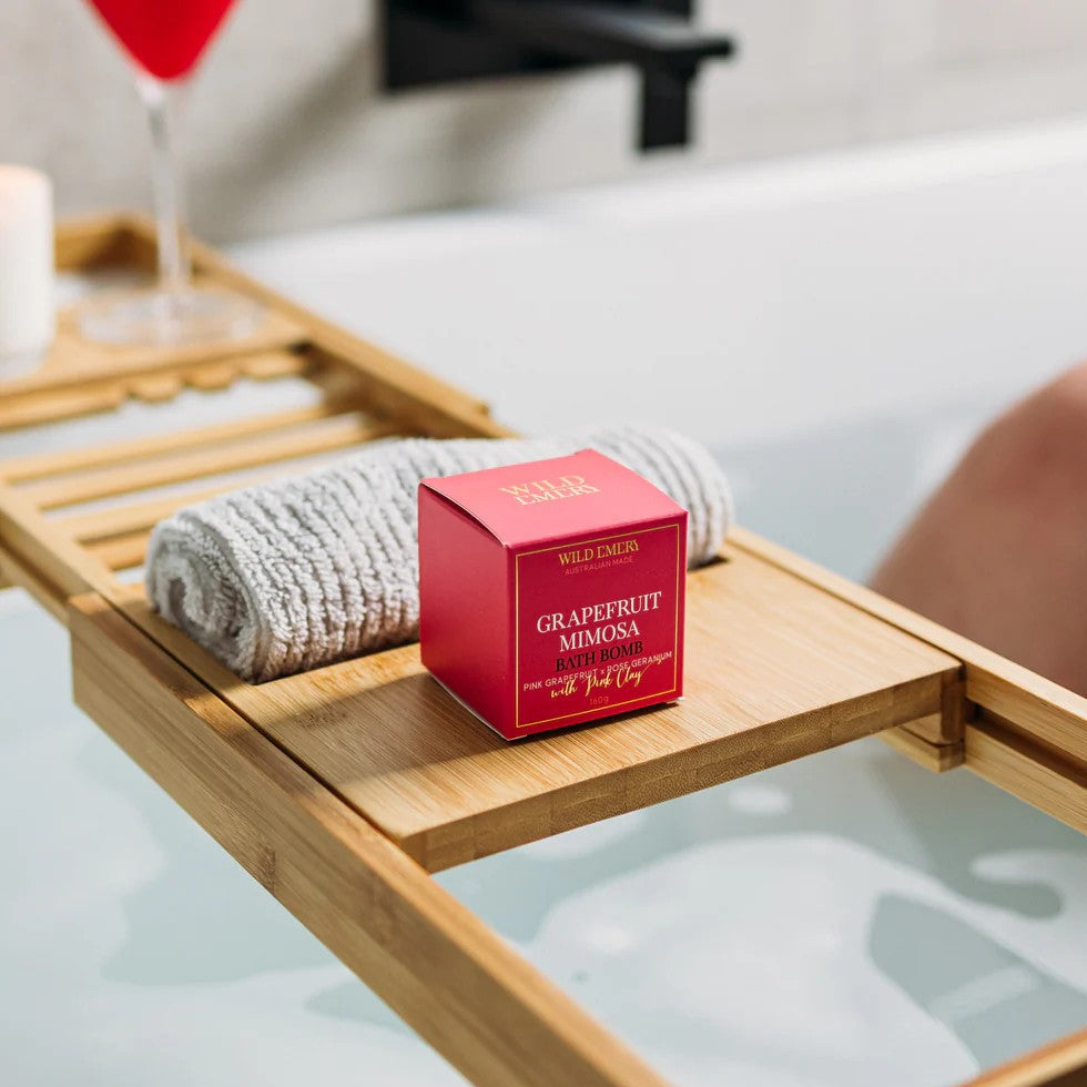 Kids Bath Bomb | Grapefruit Mimosa by Wild Emery. Australian Art Prints, Fashion and Homewares. Green Door Decor. www.greendoordecor.com.au