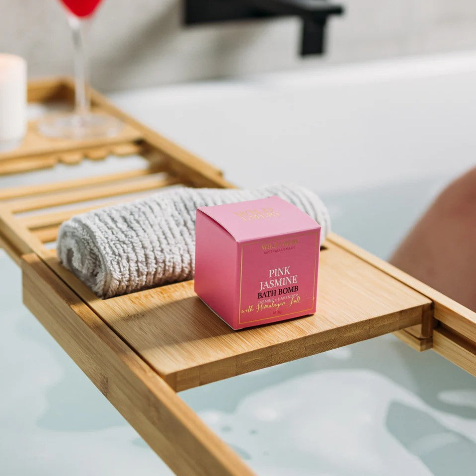 Kids Bath Bomb | Pink Jasmine by Wild Emery. Australian Art Prints, Fashion and Homewares. Green Door Decor. www.greendoordecor.com.au