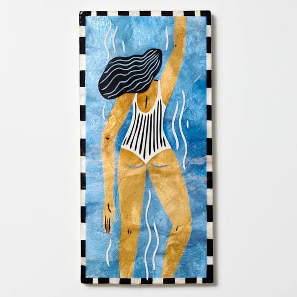Beach Day Wall Art | Swim by Jones and Co. Australian Art Prints, Gifts, Fashion and Homewares. Green Door Decor. www.greendoordecor.com.au