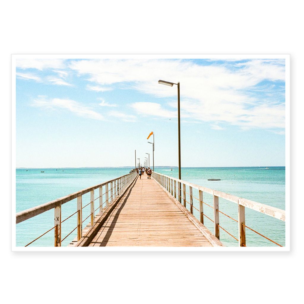 'Beachport Jetty on Film' - Limited Edition Fine Art Print by Louise Agnew Photography. Australian Art Prints and Homewares. Green Door Decor. www.greendoordecor.com.au