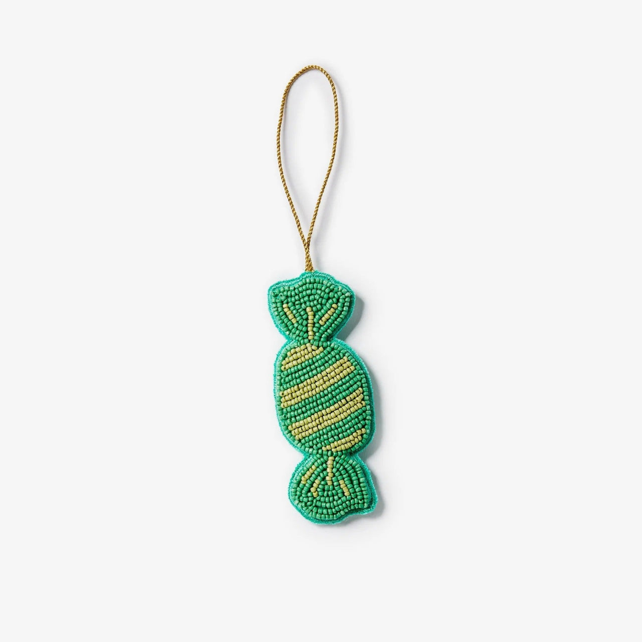 Beaded Christmas Decoration | Bon Bon Green by Bonnie and Neil. Australian Art Prints and Homewares. Green Door Decor. www.greendoordecor.com.au