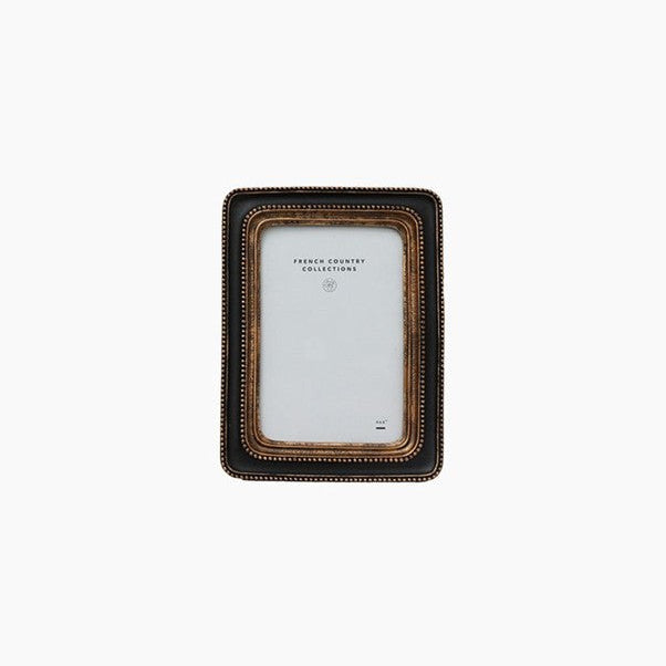 Beaded Photo Frame in Black | 4x6 by French Country Collections. Australian Art Prints and Homewares. Green Door Decor. www.greendoordecor.com.au