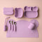 Bear Stickie® Plate - Lilac by We Might Be Tiny. Australian Art Prints and Homewares. Green Door Decor. www.greendoordecor.com.au