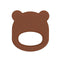 Bear Teether | Chocolate Brown | We Might Be Tiny. Australian Art Prints and Homewares. Green Door Decor. www.greendoordecor.com.au