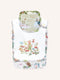 'Bear & Mouse' Dandy Duo Bibs - 2 pack | Tapioca by Fleur Harris. Australian Art Prints, Gifts, Fashion and Homewares. Green Door Decor. www.greendoordecor.com.au