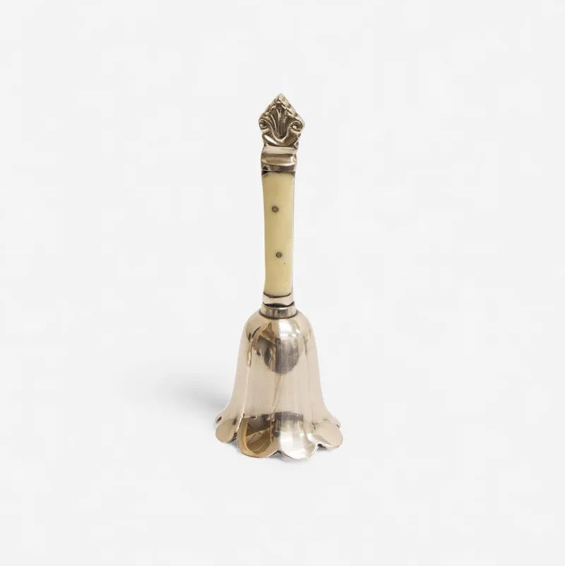 Silver Plated Bell with Fleur de Lys Handle by French Country Collections. Australian Art Prints, Gifts, Fashion and Homewares. Green Door Decor. www.greendoordecor.com.au