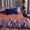 'Bernanda' Velvet Pillowcase | Lapis Standard by Sage and Clare. Australian Art Prints and Homewares. Green Door Decor. www.greendoordecor.com.au