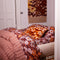 'Bernanda' Velvet Pillowcase | Valencia Standard by Sage and Clare. Australian Art Prints and Homewares. Green Door Decor. www.greendoordecor.com.au
