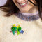 Best Budgies Brooch | Erstwilder. Australian Art Prints, Gifts, Fashion and Homewares. Green Door Decor. www.greendoordecor.com.au