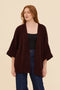 Big Softie Cardigan | Burgundy Alpaca | Frock Me Out. Australian Art Prints, Gifts, Fashion and Homewares. Green Door Decor. www.greendoordecor.com.au