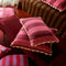 Linen Cushion (60cm) | Big Stripe Cerise by Bonnie and Neil. Australian Art Prints and Homewares. Green Door Decor. www.greendoordecor.com.au