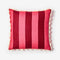 Linen Cushion (60cm) | Big Stripe Cerise by Bonnie and Neil. Australian Art Prints and Homewares. Green Door Decor. www.greendoordecor.com.au