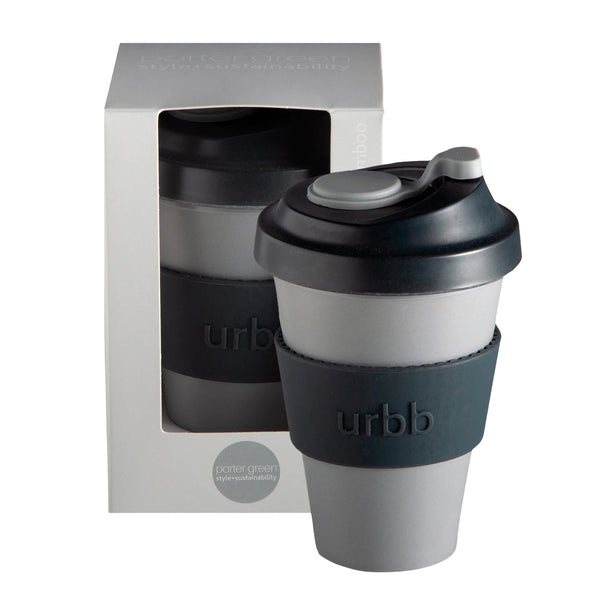 Biodegradable Bamboo Coffee Cup | Urbb | Smoke + Storm by Porter Green. Australian Art Prints, Gifts, Fashion and Homewares. Green Door Decor. www.greendoordecor.com.au