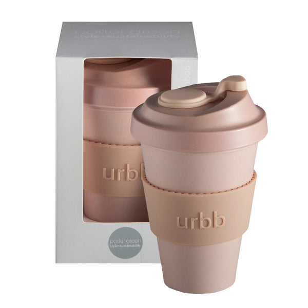 Biodegradable Bamboo Coffee Cup | Urbb | Wheat + Oat by Porter Green. Australian Art Prints, Gifts, Fashion and Homewares. Green Door Decor. www.greendoordecor.com.au