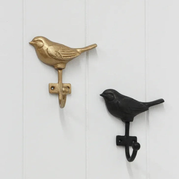 Birdie Iron Wall Hook | Gold by French Country Collections. Australian Art Prints and Homewares. Green Door Decor. www.greendoordecor.com.au