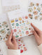 Birthday Cake Sticker Sheet by Bespoke Letterpress. Australian Art Prints, Gifts, Fashion and Homewares. Green Door Decor. www.greendoordecor.com.au