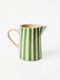 'Bloomie' Green Milk Jug by Jones and Co. Australian Art Prints, Fashion and Homewares. Green Door Decor. www.greendoordecor.com.au