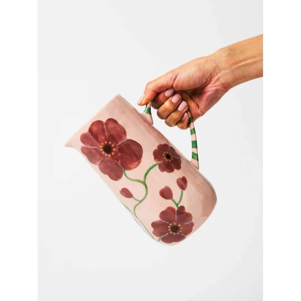'Bloomie' Jug by Jones and Co. Australian Art Prints, Fashion and Homewares. Green Door Decor. www.greendoordecor.com.au