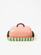'Bloomie' Pink Butter Dish by Jones and Co. Australian Art Prints, Fashion and Homewares. Green Door Decor. www.greendoordecor.com.au