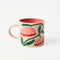 'Bloomie' Pink Flower Mug by Jones and Co. Australian Art Prints, Fashion and Homewares. Green Door Decor. www.greendoordecor.com.au