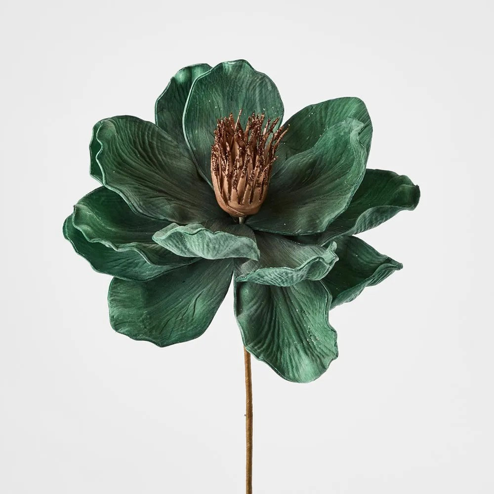 Faux Flower | Blooming Flower Stem - Green by Florabelle. Australian Art Prints and Homewares. Green Door Decor. www.greendoordecor.com.au