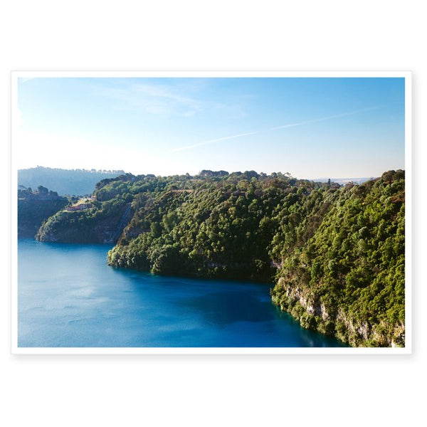 'Blue Lake (Mount Gambier)' - Limited Edition Fine Art Print by Louise Agnew Photography. Australian Art Prints and Homewares. Green Door Decor. www.greendoordecor.com.au