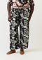 Bodhi Wide Leg Pant | Hydrangea Greyscale by Nancybird. Australian Art Prints, Gifts, Fashion and Homewares. Green Door Decor. www.greendoordecor.com.au