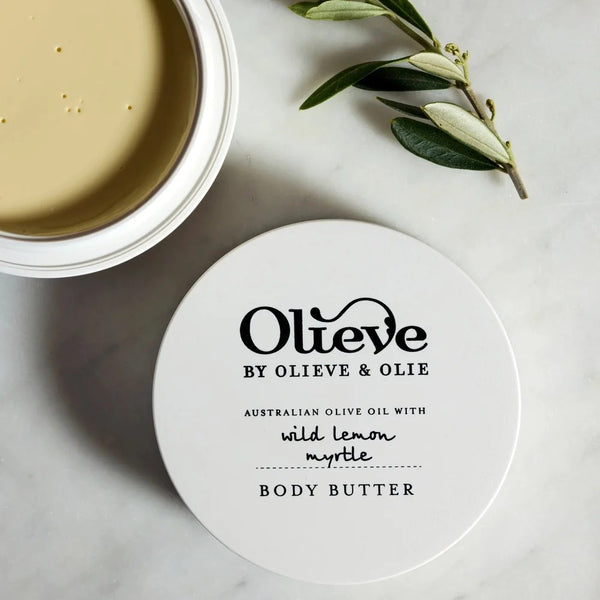 Body Butter (100ml) | Wild Lemon Myrtle by Olieve and Olie. Australian Art Prints, Gifts, Fashion and Homewares. Green Door Decor. www.greendoordecor.com.au