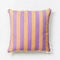 Linen Cushion (60cm) | Bold Stripe Peach by Bonnie and Neil. Australian Art Prints and Homewares. Green Door Decor. www.greendoordecor.com.au