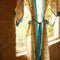 'Bonny' Cotton Robe | Turquoise by Sage and Clare. Australian Art Prints, Gifts, Fashion and Homewares. Green Door Decor. www.greendoordecor.com.au