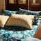'Bonny' Cotton Standard Pillowcase Set | Turquoise by Sage and Clare. Australian Art Prints, Gifts, Fashion and Homewares. Green Door Decor. www.greendoordecor.com.au