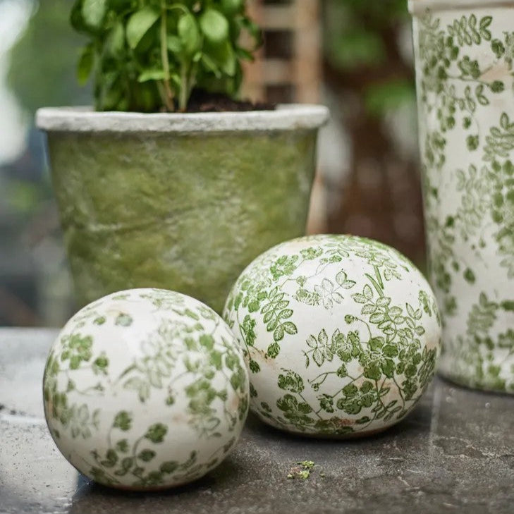 Botanical Ball - Small | Green by French Country Collections. Australian Art Prints and Homewares. Green Door Decor. www.greendoordecor.com.au