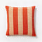 Boucle Cushion (60cm) | Stripe Red Peach by Bonnie and Neil. Australian Art Prints and Homewares. Green Door Decor. www.greendoordecor.com.au