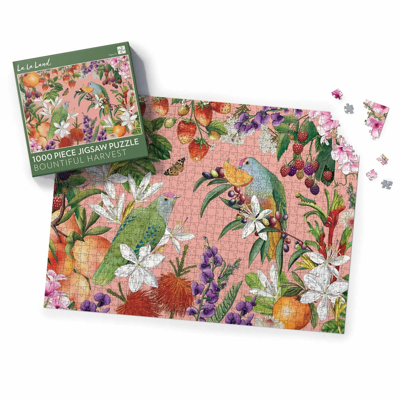 Puzzle (1000 pieces) | Bountiful Harvest by La La Land. Australian Art Prints, Gifts, Fashion and Homewares. Green Door Decor. www.greendoordecor.com.au