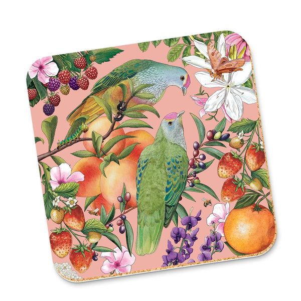Corky Coaster | Bountiful Harvest by La La Land. Australian Art Prints, Gifts, Fashion and Homewares. Green Door Decor. www.greendoordecor.com.au